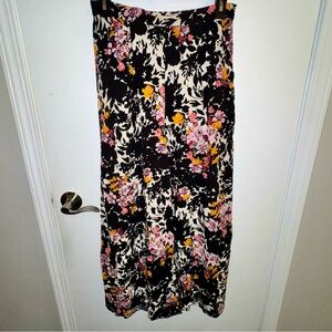 Free People Intimately Late Night Floral Wide Leg Sleep Pants